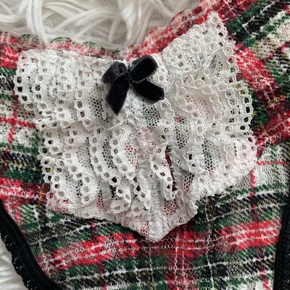 NWOT Victoria’s Secret plaid RARE thong - Picture 6 of 7
